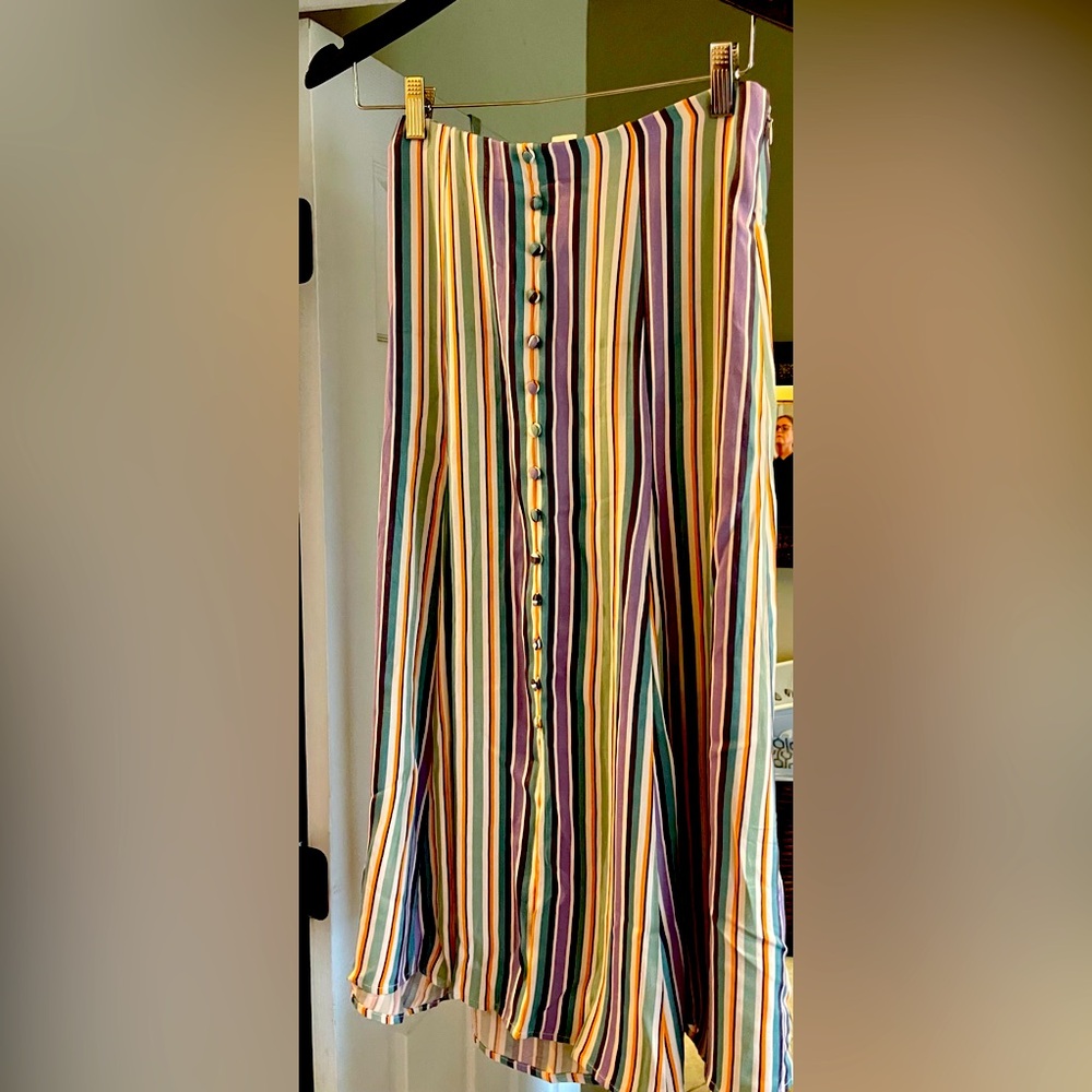 Maeve by Anthropologie striped skirt